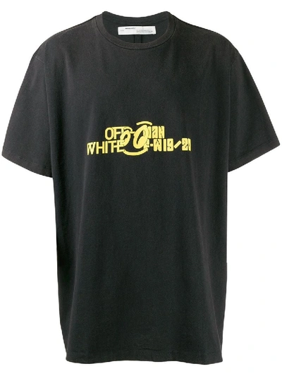 Shop Off-white Halftone Print T-shirt In Black