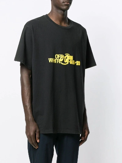 Shop Off-white Halftone Print T-shirt In Black
