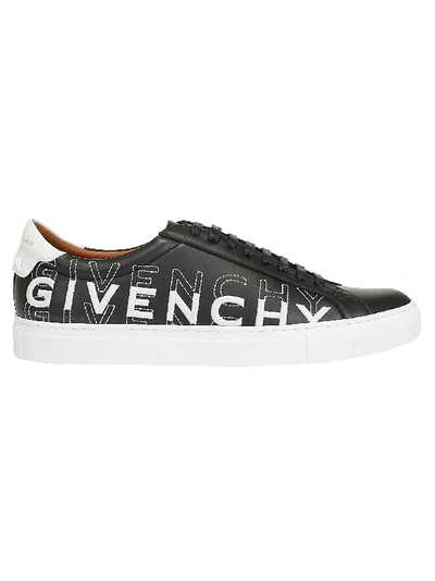 Shop Givenchy Urban Street Logo Sneakers In Black