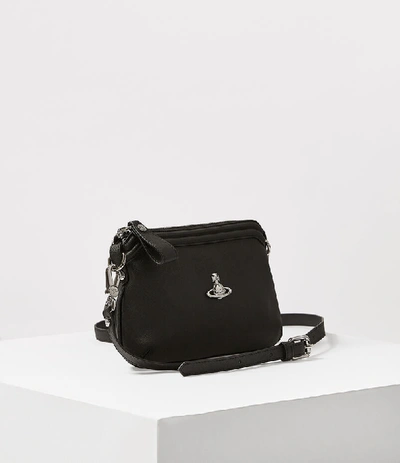 Shop Vivienne Westwood Victoria Small Crossbody Black