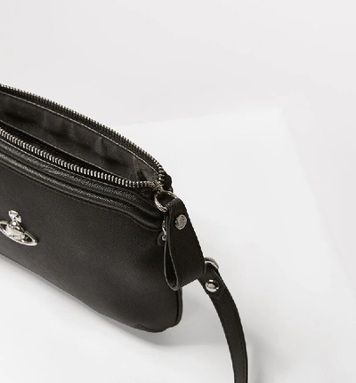 Shop Vivienne Westwood Victoria Small Crossbody Black