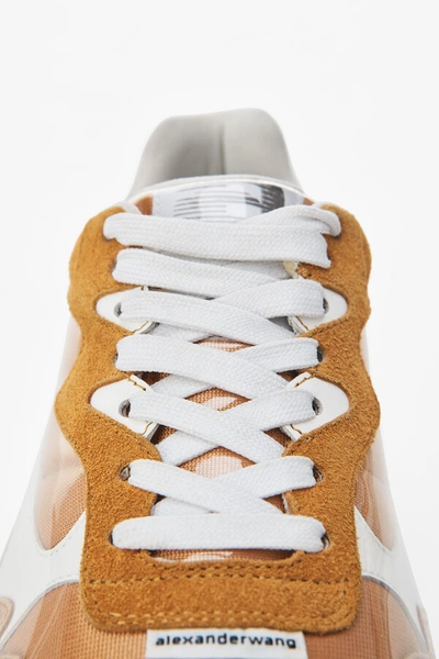 Shop Alexander Wang Awnyc Stadium Sneaker In Mineral Yellow