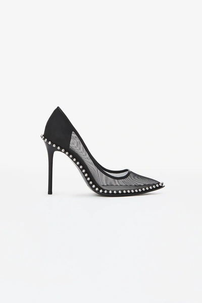 Shop Alexander Wang Rie Mesh Pump In Black