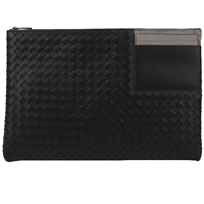 Shop Bottega Veneta Woven Clutch Bag In Multi