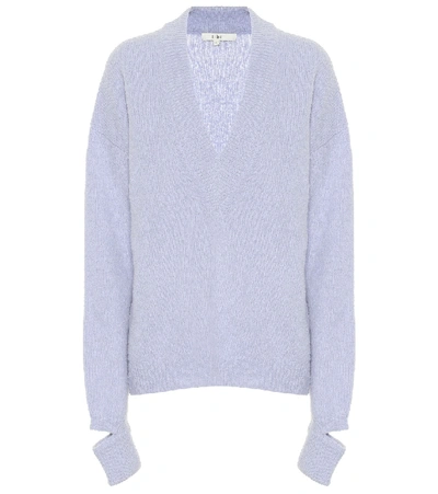 Shop Tibi Alpaca-blend Sweater In Blue