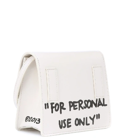 Shop Off-white Jitney 0.7 Mini Cash Inside Shoulder Bag In White