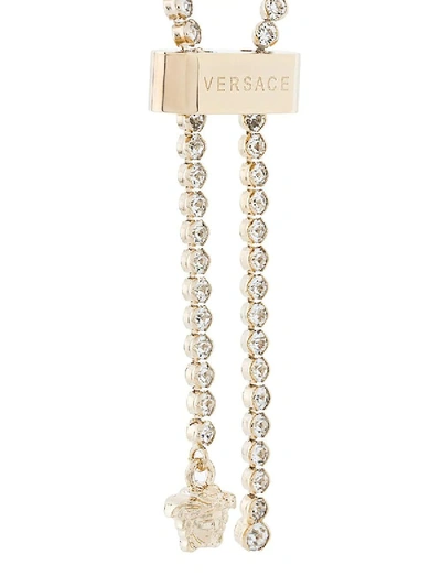 Shop Versace Medusa Drop Necklace