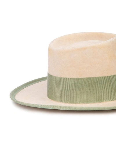 Shop Nick Fouquet Woven Wide-brim Hat Neutral