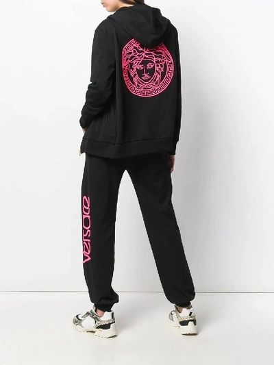 Shop Versace Vintage Logo Track Pants Black