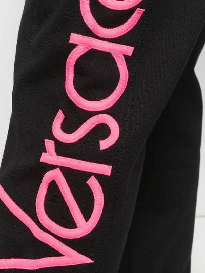 Shop Versace Vintage Logo Track Pants Black