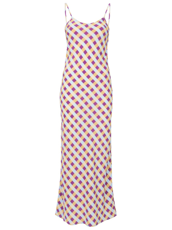 gingham slip dress