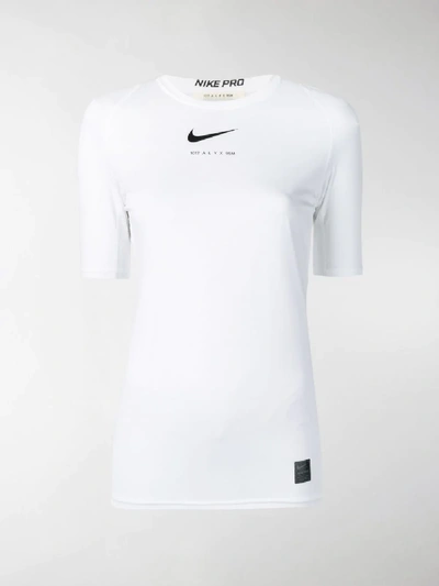 Shop Alyx X Nike Pro T-shirt In White