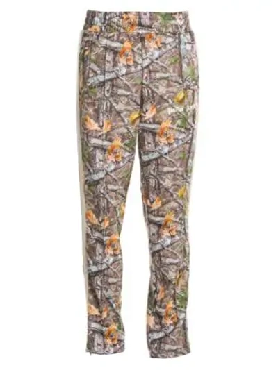 Shop Palm Angels Wood Camo Track Trousers In Multi