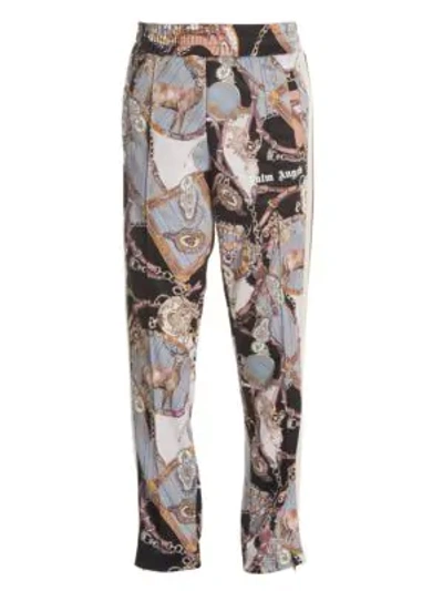 Shop Palm Angels Bridle Print Track Pants In Multi
