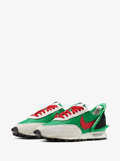 Shop Nike X Undercover Green And Red Daybreak Low Top Sneakers
