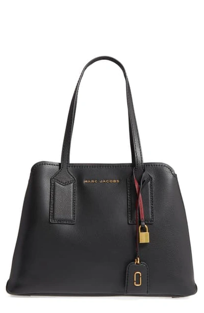Shop Marc Jacobs The Editor Leather Tote - Black