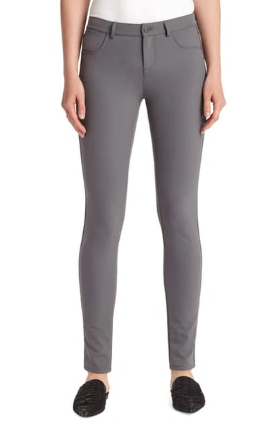 Shop Lafayette 148 Mercer Acclaimed Stretch Skinny Pants In Shale