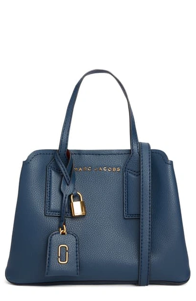 Shop Marc Jacobs The Editor 29 Leather Crossbody Bag - Blue In Blue Sea