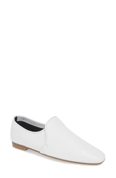Shop Aquatalia Revy Weatherporoof Loafer In White Nappa