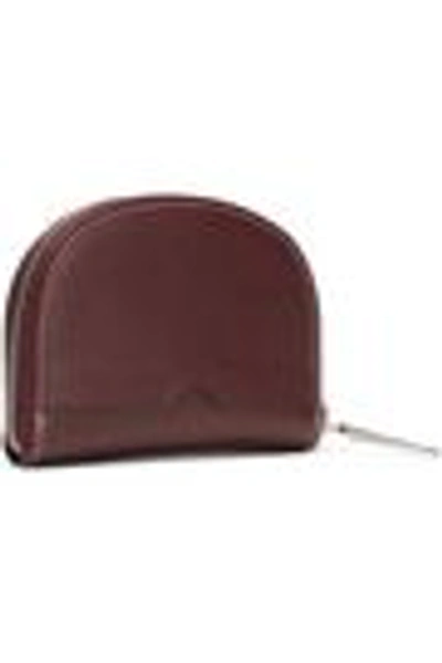 Shop 3.1 Phillip Lim / フィリップ リム 3.1 Phillip Lim Woman Hudson Textured-leather Wallet Burgundy