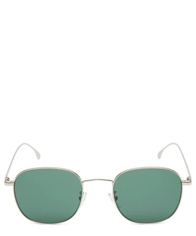 Shop Paul Smith Arnold Silver Pilot Sunglasses