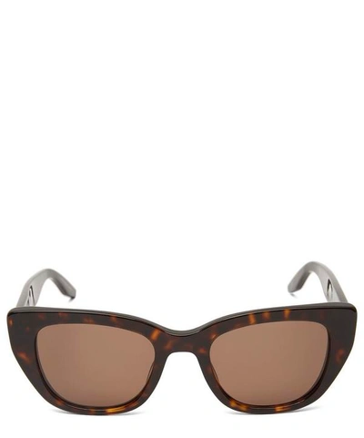 Shop Barton Perreira Kalua Oversized Cat-eye Wayfarer Sunglasses In Brown