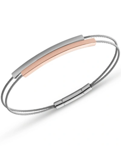Shop Skagen Women's Elin Stainless Steel Cable Bracelet In Multi