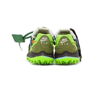 Shop Nike Green Off-white Edition Zoom Terra Kiger 5 Sneakers In 300 Green