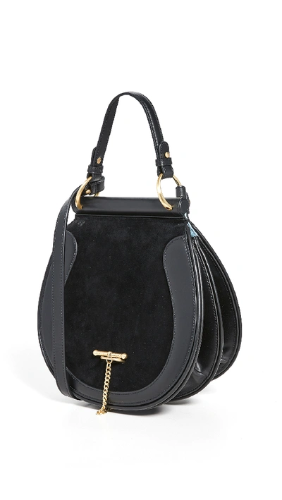Shop Sancia Cesanne Saddle Bag In Black