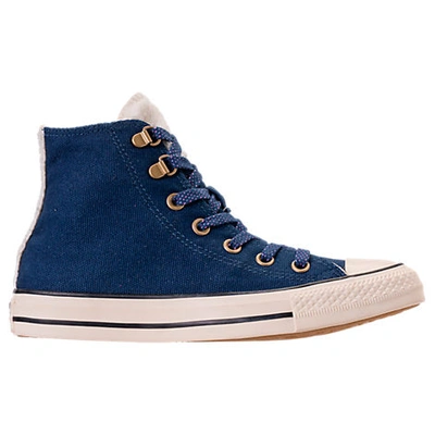Shop Converse Women's Chuck Taylor All Star Furst Love High Top Casual Shoes, Blue