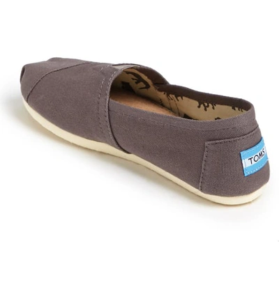 Shop Toms Classic Canvas Slip-on In Ash Canvas