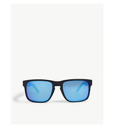 Shop Oakley Oo9102 Holbrook Square-frame Sunglasses In Black