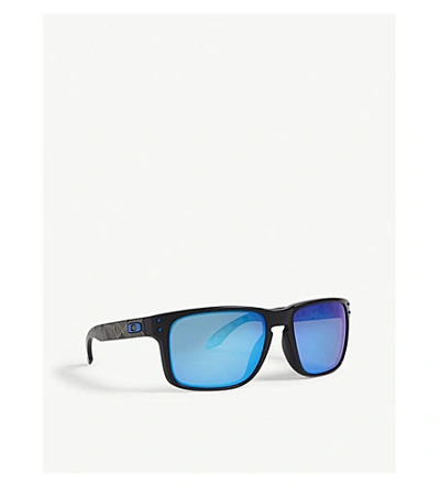 Shop Oakley Oo9102 Holbrook Square-frame Sunglasses In Black