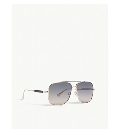 Tom Ford Ft0669 Pilot Frame Sunglasses In Gold