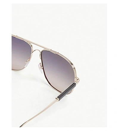 Tom Ford Ft0669 Pilot Frame Sunglasses In Gold