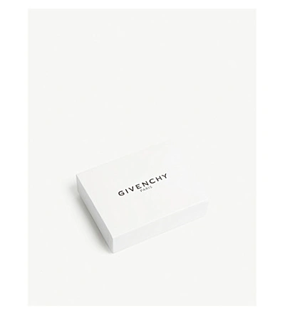 Shop Givenchy Logo-printed Leather Passport Holder In Black White