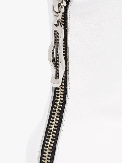 Yuul Yie Amoeba Glam Heel Boots In White Smooth Leather