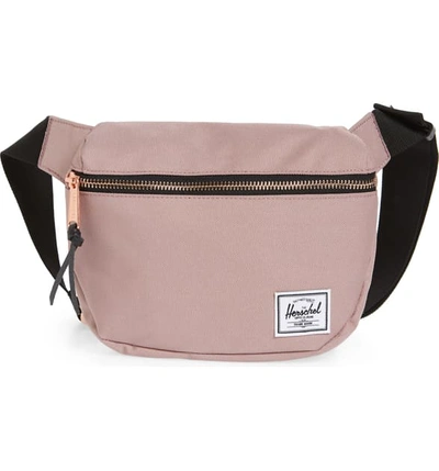 Shop Herschel Supply Co Fifteen Belt Bag - Pink In Ash Rose/ Black