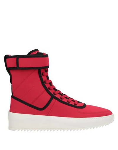 Shop Fear Of God Sneakers In Red