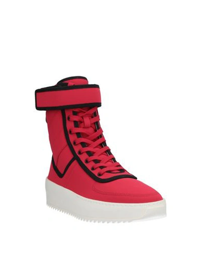 Shop Fear Of God Sneakers In Red