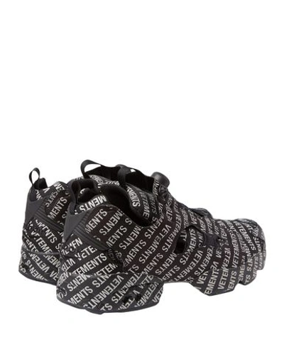Shop Reebok X Vetements Sneakers In Black