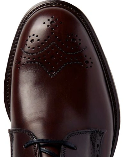Shop Dolce & Gabbana Man Lace-up Shoes Dark Brown Size 6 Calfskin