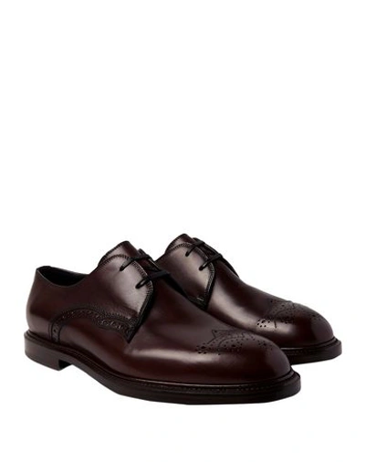 Dolce & Gabbana Lace-up Shoes In Brown