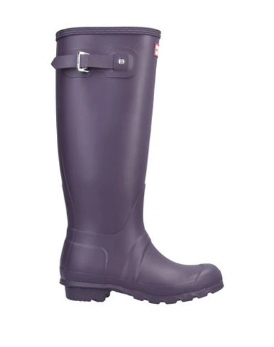 Shop Hunter Boots In Purple
