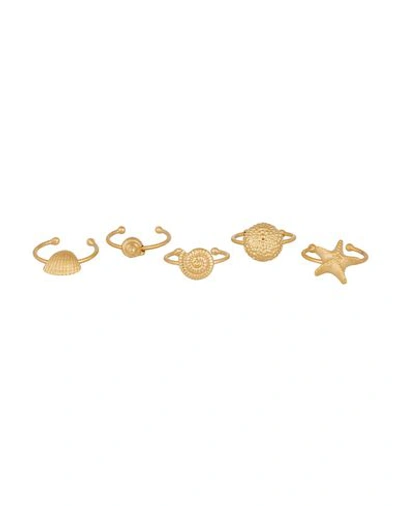 Shop Valentino Ring In Gold
