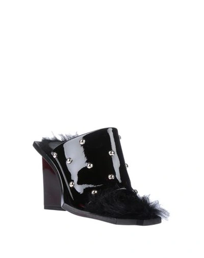 Shop Marques' Almeida Sandals In Black