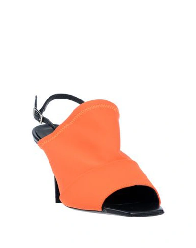 Shop Angela Chiara Venezia Sandals In Orange
