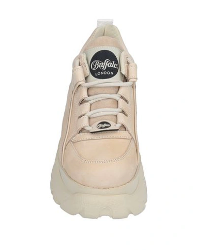 Shop Buffalo Sneakers In Beige