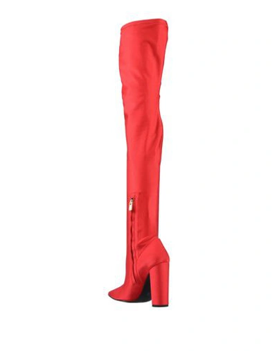 Shop Gcds Woman Boot Red Size 7 Textile Fibers