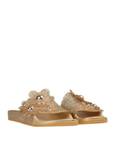 Shop Marc Jacobs Sandals In Gold